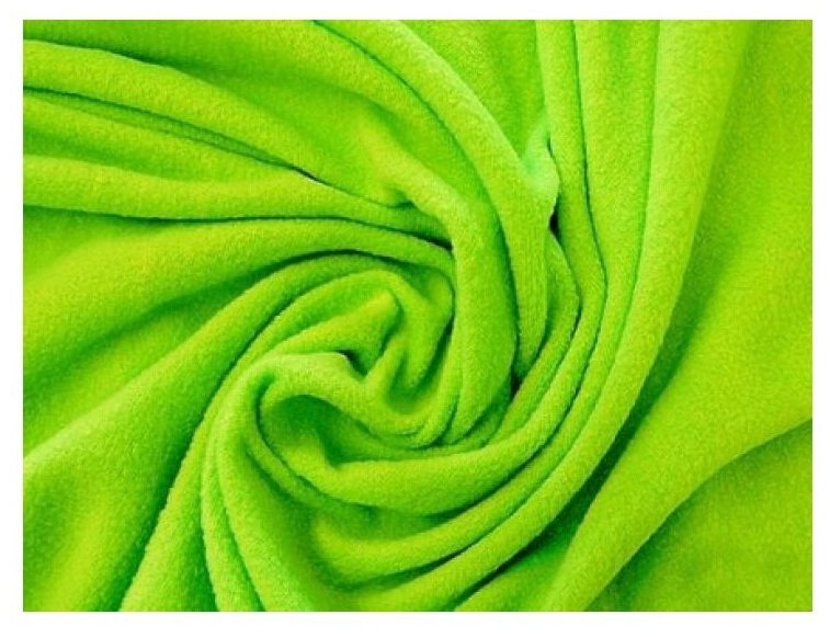 Плед Lime green, без рисунка, зеленый Размер: 130 х 150