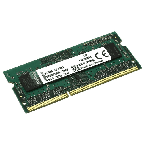 Оперативная память Kingston ValueRAM 4 ГБ DDR3 1333 МГц SODIMM CL9 KVR13S9S8/4 модуль памяти kingspec so dimm ddr3 4гб 1600мгц