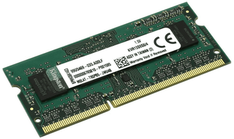 Оперативная память Kingston ValueRAM 4 ГБ DDR3 1333 МГц SODIMM CL9 KVR13S9S8/4 (OEM)