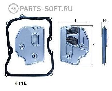 Фильтр АКПП Mahle/Knecht HX150KIT