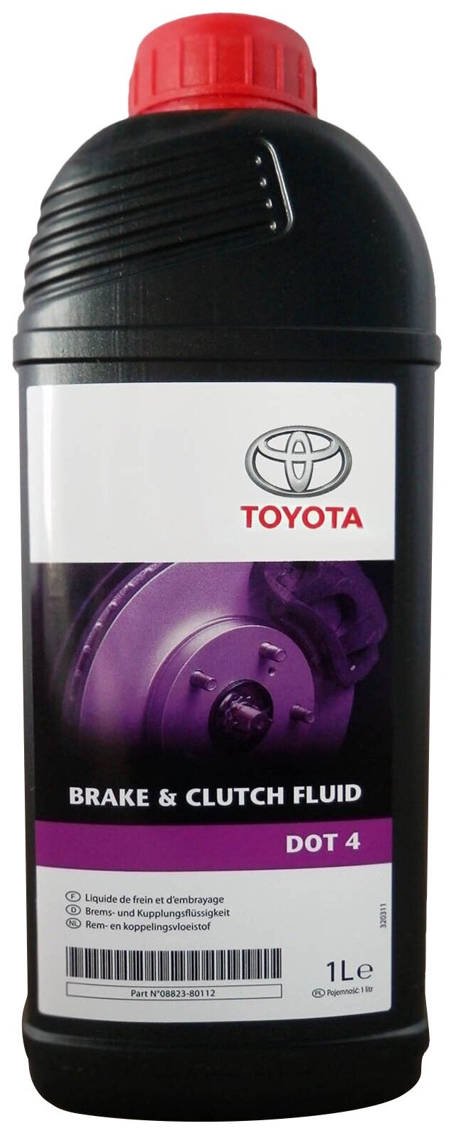 Жидкость Тормозна Dot-4 1Л Toyota Oe TOYOTA арт. 0882380112