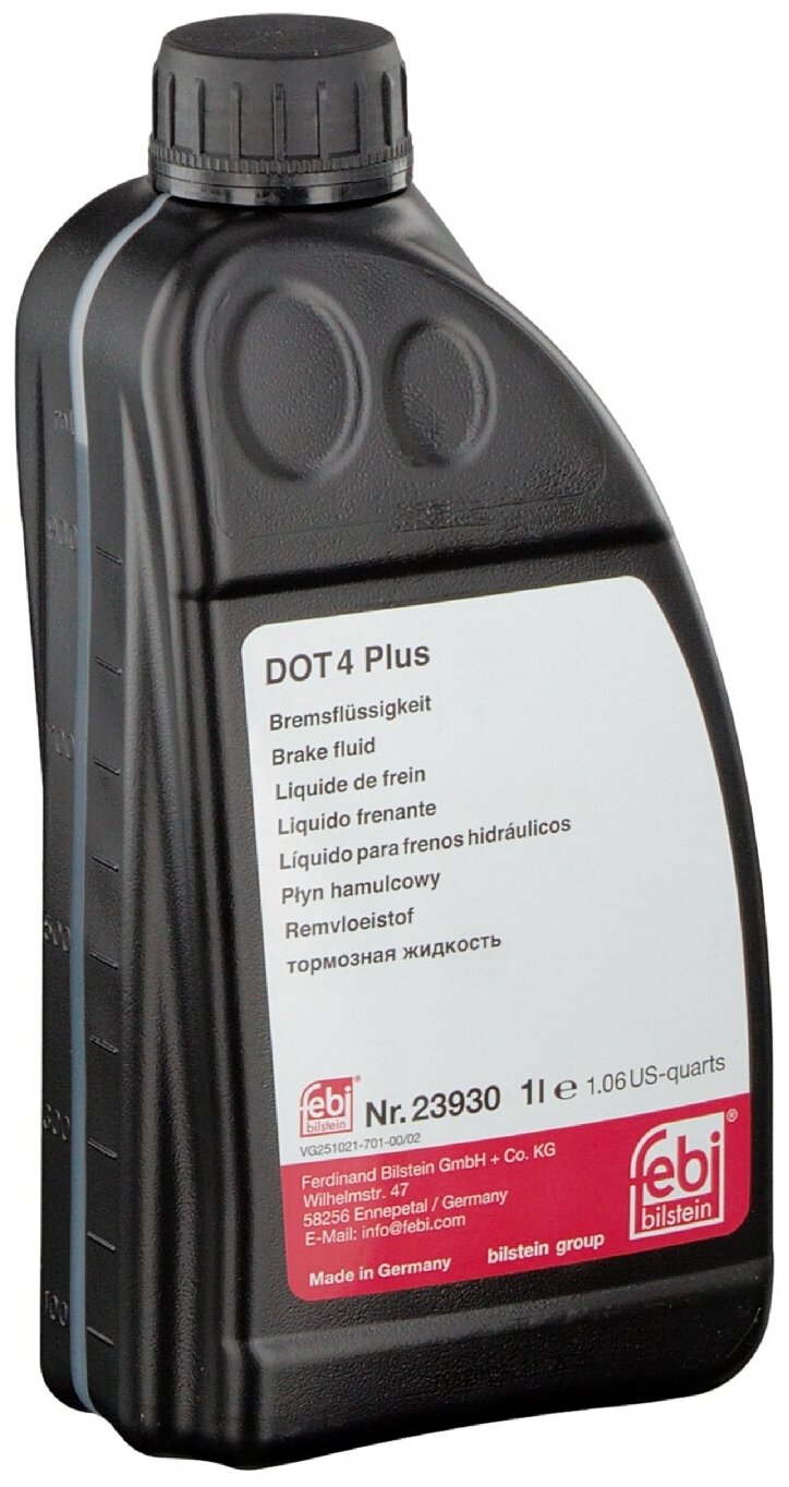 Тормозная жидкость Febi Dot 4 Plus (23930)