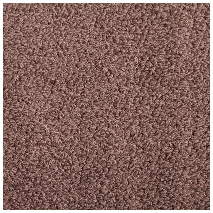 Полотенце махровое Этель "Терри" 50x90 см, коричневый - фотография № 2