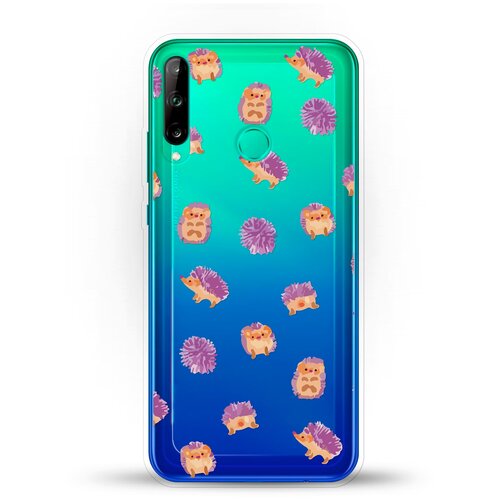 фото Силиконовый чехол узор из ёжиков на huawei p40 lite e andy & paul