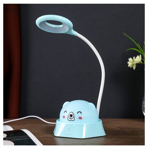 фото Настольная лампа светодиодная risalux радостный мишка (4301518), 5 вт