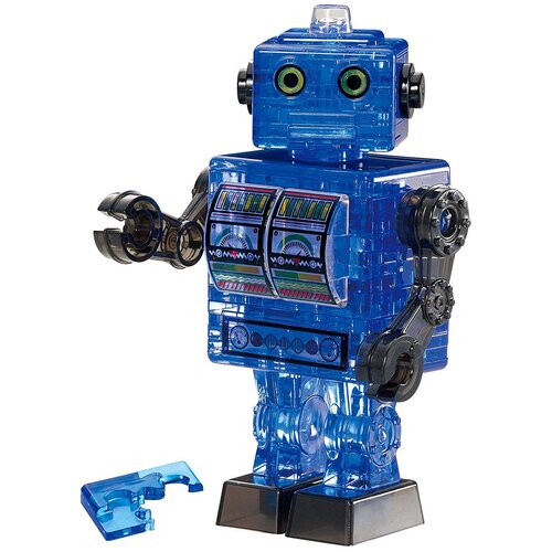 Пазл Crystal Puzzle Tin Robot (90351), 39 дет., синий