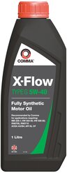 Синтетическое моторное масло Comma X-Flow Type G 5W-40, 1 л