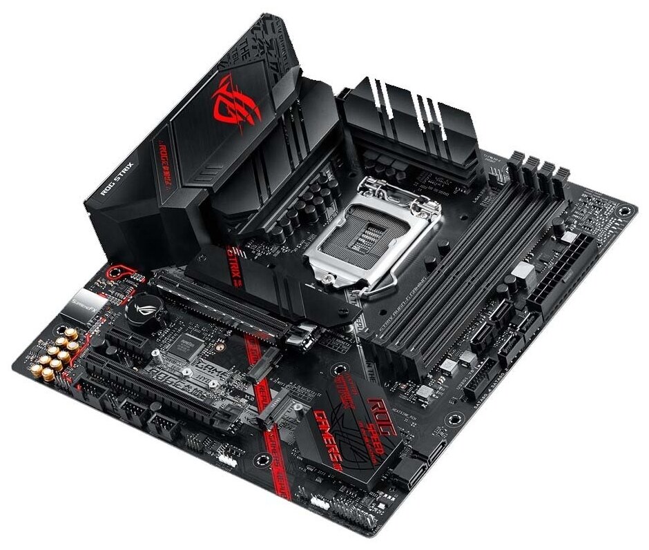 Socket 1200 ASUS ROG STRIX B460-G GAMING iB460 4xDDR4 SATA 6Gbs 2xM2 HDMIDP USB 32 GLAN 1xARGB 1xRGB mATX