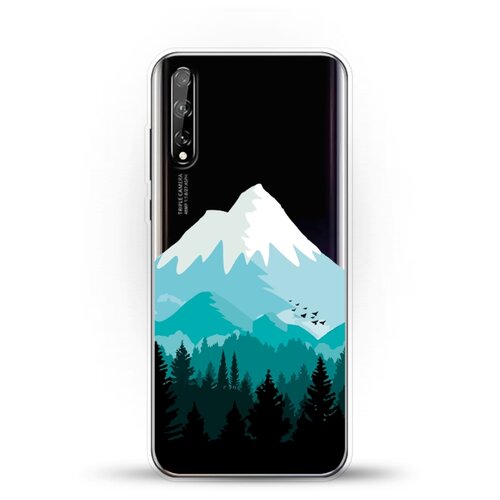 фото Силиконовый чехол снежные горы на huawei y8p andy & paul