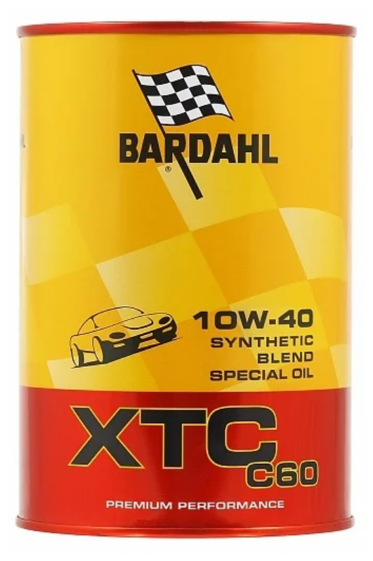 Моторное масло для мотоциклов Bardahl XTC C60 10W40 Синтетическое 1 л