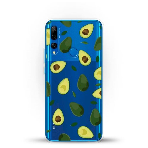 фото Силиконовый чехол узор из авокадо на huawei y9 prime (2019) andy & paul