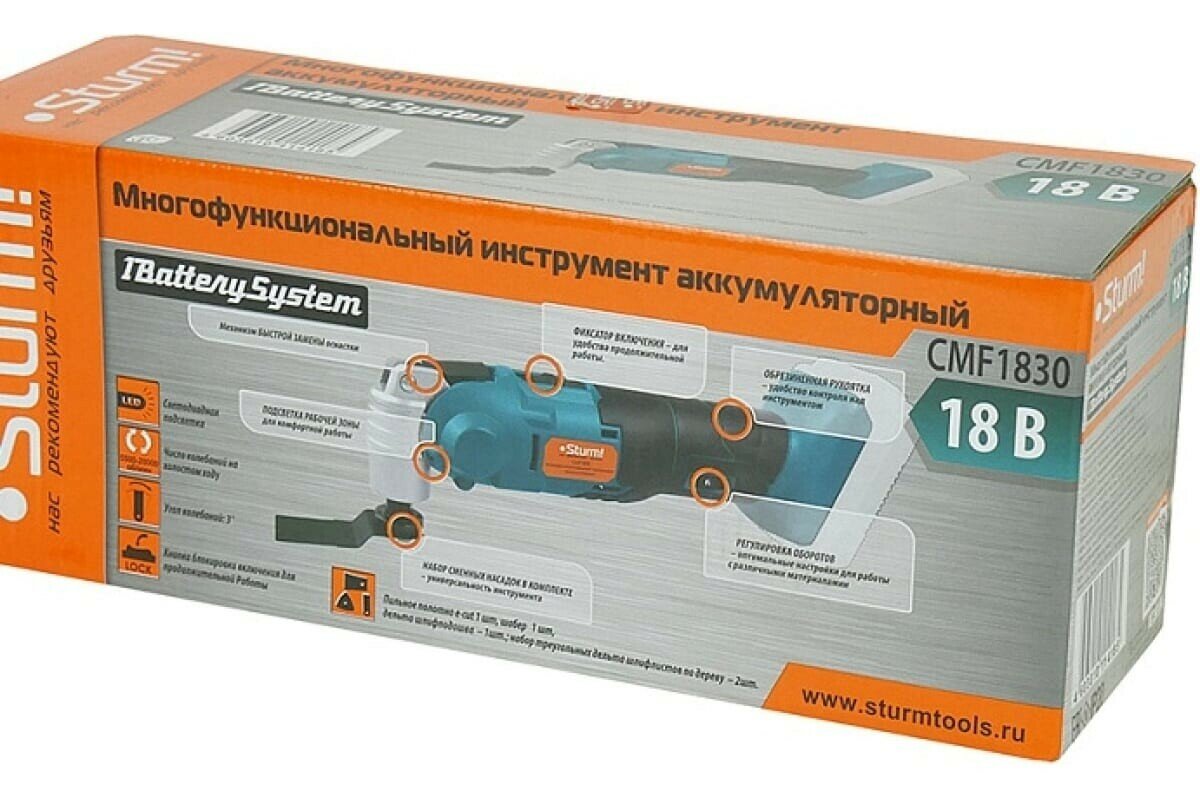 Аккумуляторный реноватор Sturm! CMF1830 1BatterySystem - фотография № 14