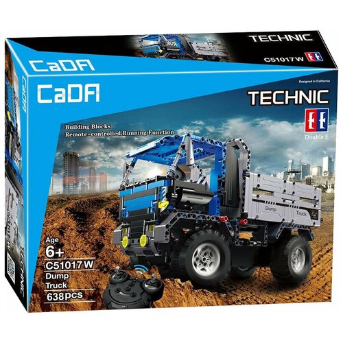 конструктор double eagle cada technic c51010w гонщик 317 дет Конструктор Double Eagle CaDA Technic C51017W Самосвал, 638 дет.