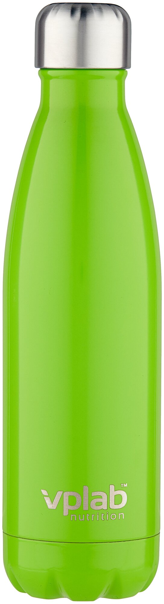 Термобутылка VPLab Metal Water Thermo bottle, 0.5 л, лайм - фотография № 1