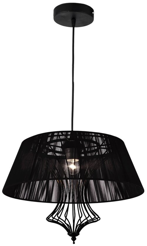 Светильник Lussole Cameron LSP-8106, E27, 40 Вт, кол-во ламп: 1 шт., цвет: черный