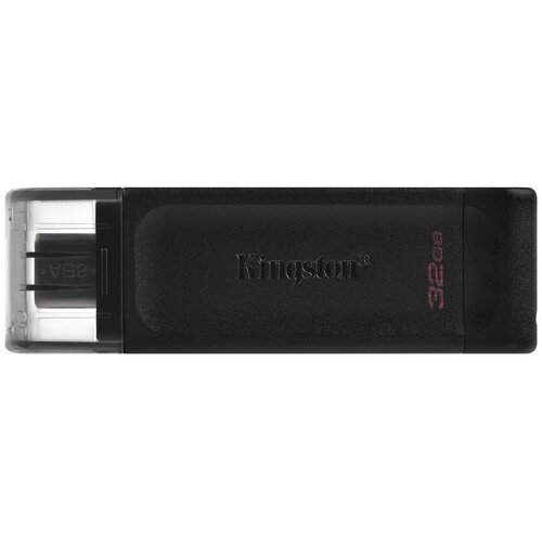 Флешка Kingston DataTraveler 70 32 ГБ, 1 шт., черный j boxing 5pcs dual port otg usb flash pendrive 8gb 16gb 32gb 64gb micro usb flash drives swivel for samsung huawei tablet black