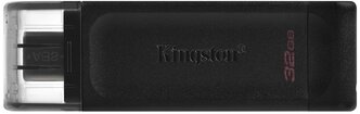 Флешка Kingston DataTraveler 70 32 GB, 1 шт., черный