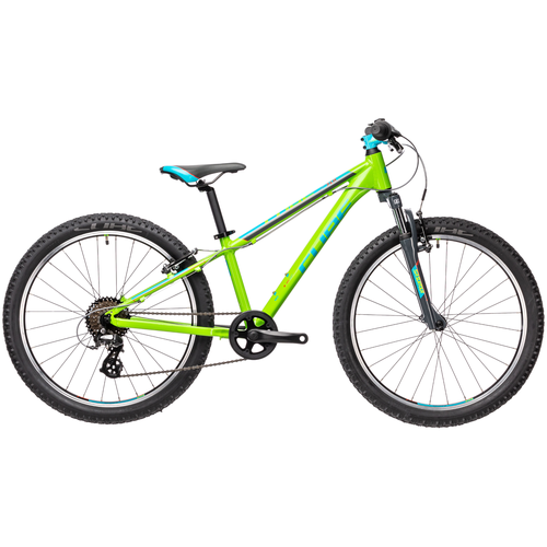 Подростковый горный (MTB) велосипед Cube Acid 240 (2021) green/blue/grey 13.6