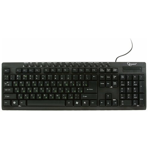 Клавиатура Gembird KB-8300UM-BL-R Black USB