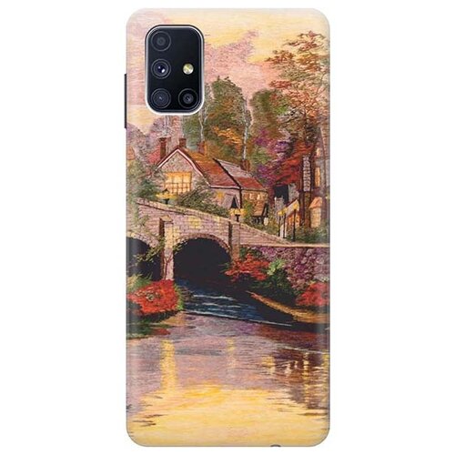 фото Чехол - накладка artcolor для samsung galaxy m51 с принтом "вид на живописный мост" re:pa