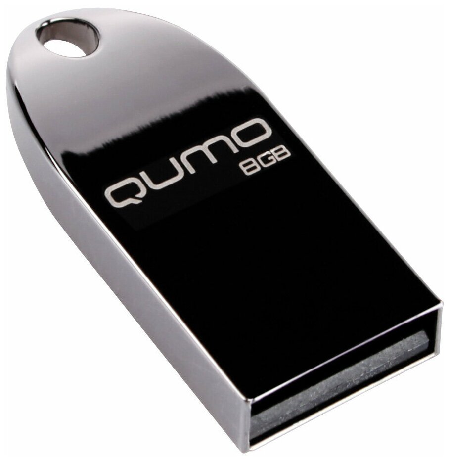 Флешка Qumo Cosmos Dark QM8GUD-Cos-d 8 Гб Chrome