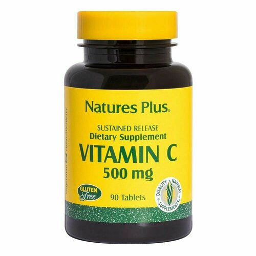 Витамин С NaturesPlus, 500 мг 90 таблеток / Для иммунитета, кожи, сосудов, обмена веществ