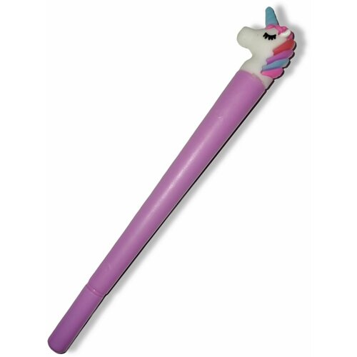 Ручка шариковая Единорог Unicorn, сиреневая ручка с мягким помпоном единорог unicorn 210012650