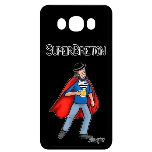 фото Чехол для мобильного samsung galaxy j7 2016, "супербретонец" комикс шутка utaupia