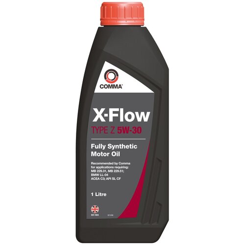 COMMA 5W30 X-FLOW TYPE Z (1L)_масло моторное! ACEA C3, API SL CF, MB 229.31, MB 229.51, BMW LL-04