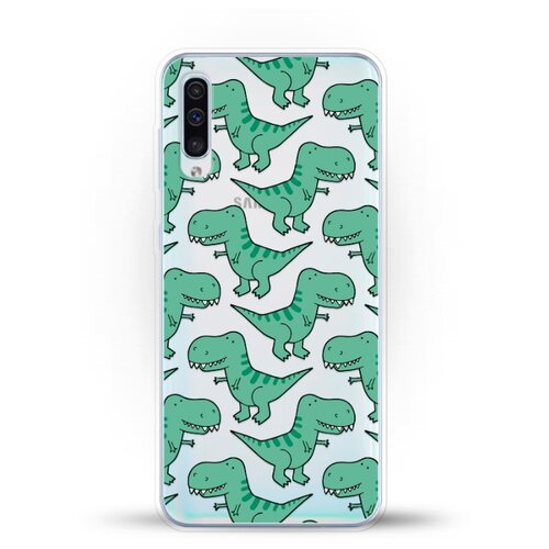 фото Силиконовый чехол динозавры на samsung galaxy a30s andy & paul