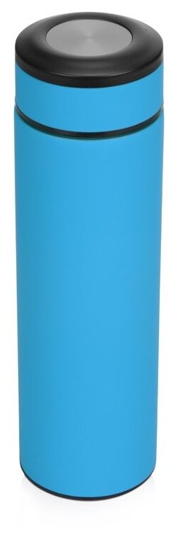 Термос «Confident» с покрытием soft-touch 420 мл, цвет голубой