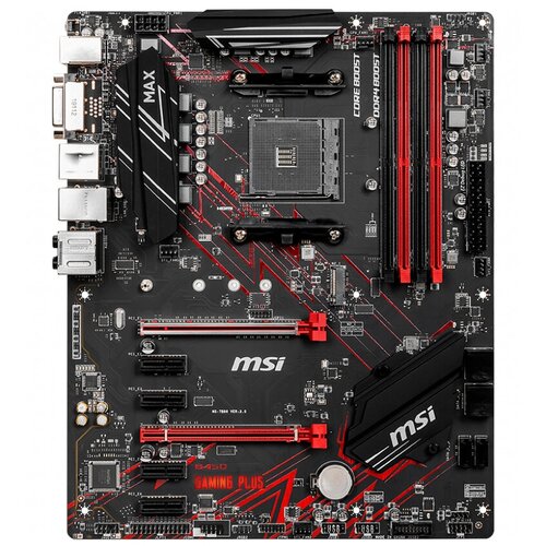 Материнская плата MSI B450 GAMING PLUS MAX материнская плата msi b450 gaming plus max