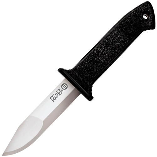 Нож фиксированный Cold Steel Peace Maker III (CS20PBS) черный нож cold steel roach belly фиксированный клинок german 4116 ножны кордура
