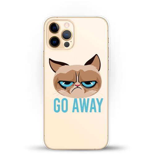 фото Силиконовый чехол grumpy cat на apple iphone 12 pro andy & paul