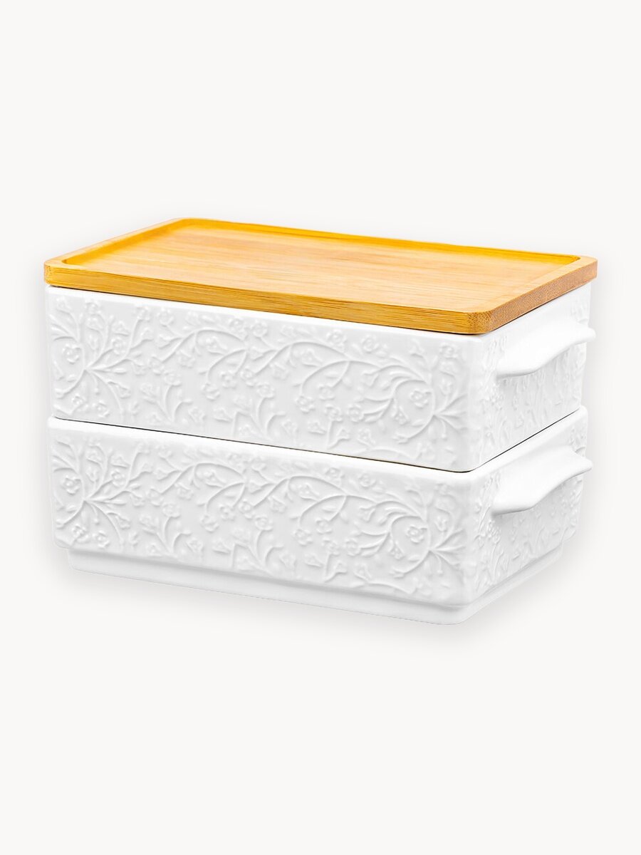 Блюдо Elan gallery Веточки-цветочки