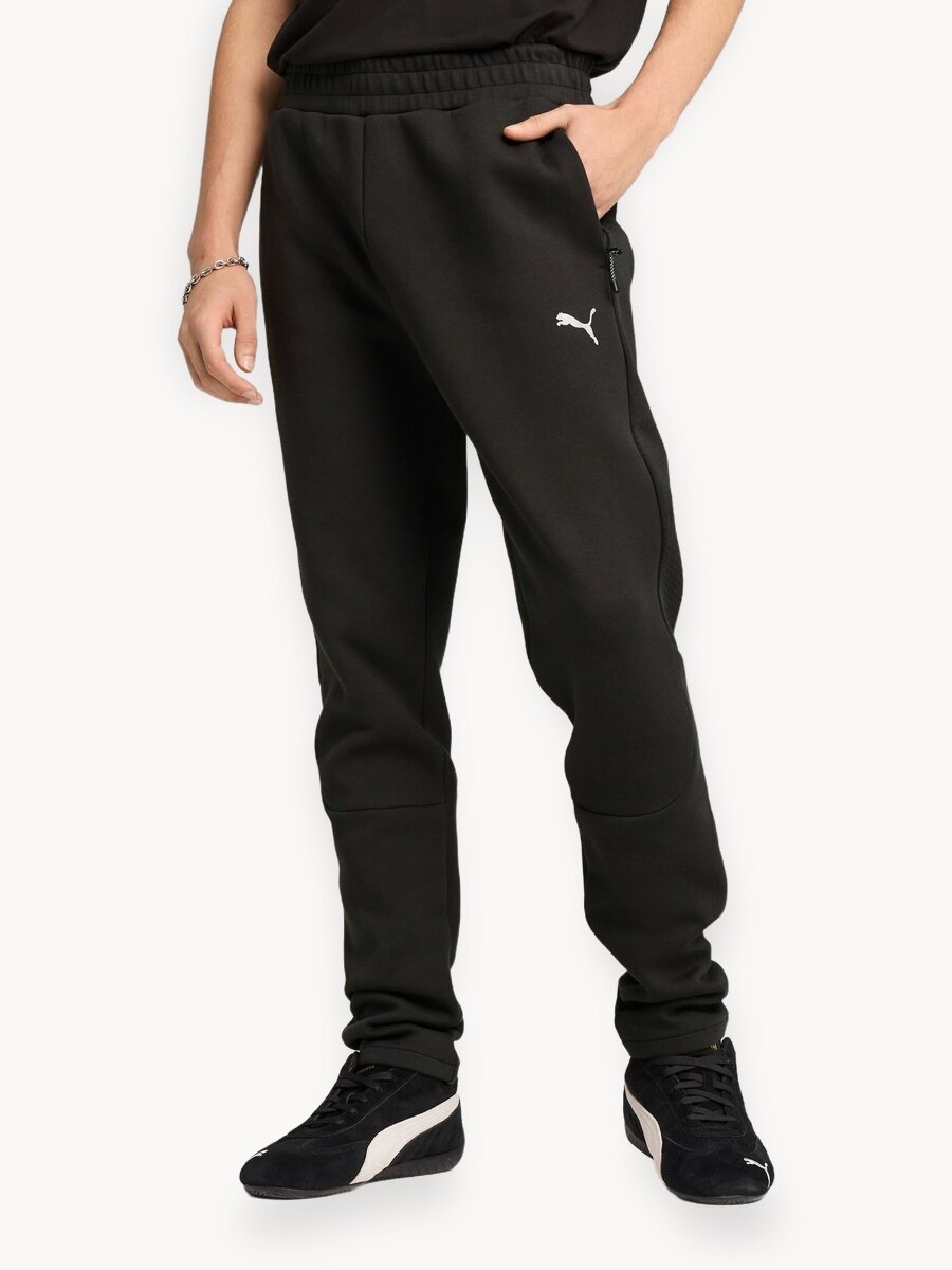 Брюки спортивные PUMA EVOSTRIPE, размер M, черный