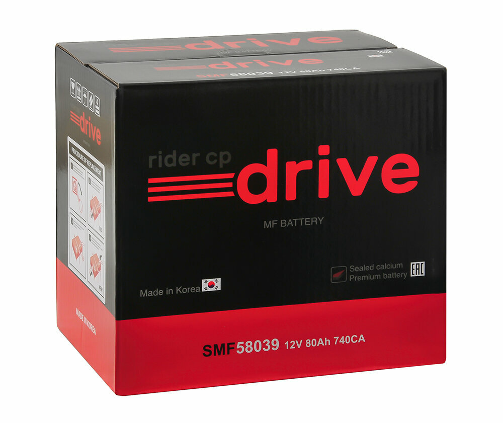 Аккумулятор RDRIVE ASIA 80 Ач 740А О/П 58039