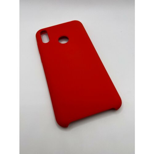 Накладка Silicone cover силиконовая для Huawei Honor 8C в упаковке, красный