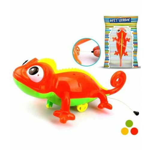 S+S Toys Заводная ящерица 16 см (в пакете) 1529 с 1 года заводная игрушка yh2022 10 динозавр в пакете