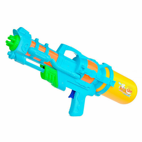 Водное оружие с помпой «Water Gun» 48 см, цвет голубой M810-1 водное оружие с помпой water gun 43 см микс