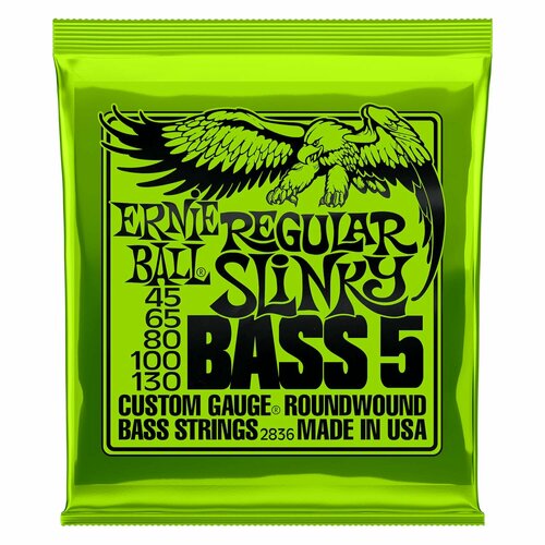 Струны для бас-гитар Ernie Ball P02836 ernie ball 1690 nickel wound 090 струна одиночная для бас гитары