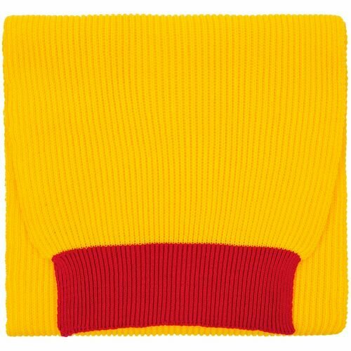 Шарф , красный, желтый шарф желтый