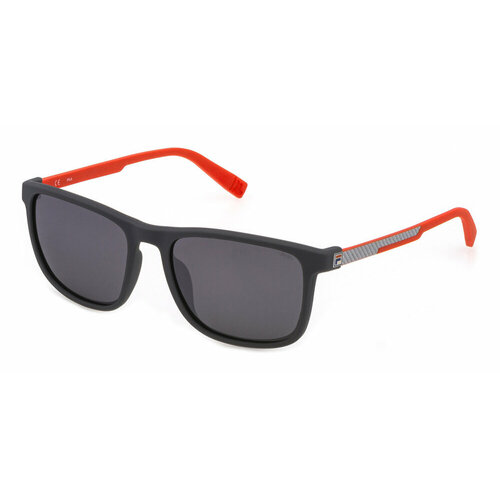 фото Солнцезащитные очки fila sfi124 9u5p, прямоугольные, для мужчин, черный