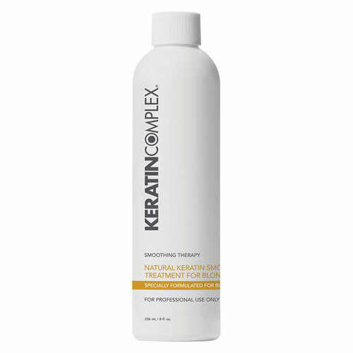 KERATIN COMPLEX Уход кератиновый разглаживающий для блондинок / Natural Keratin Smoothing Treatment For Blonde Hair (236 мл)