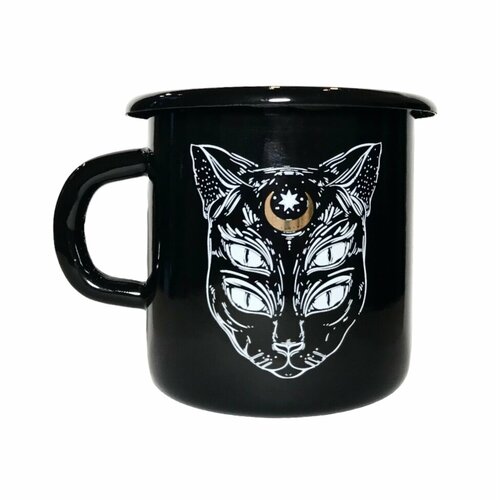 Эмалированная кружка «Кот»