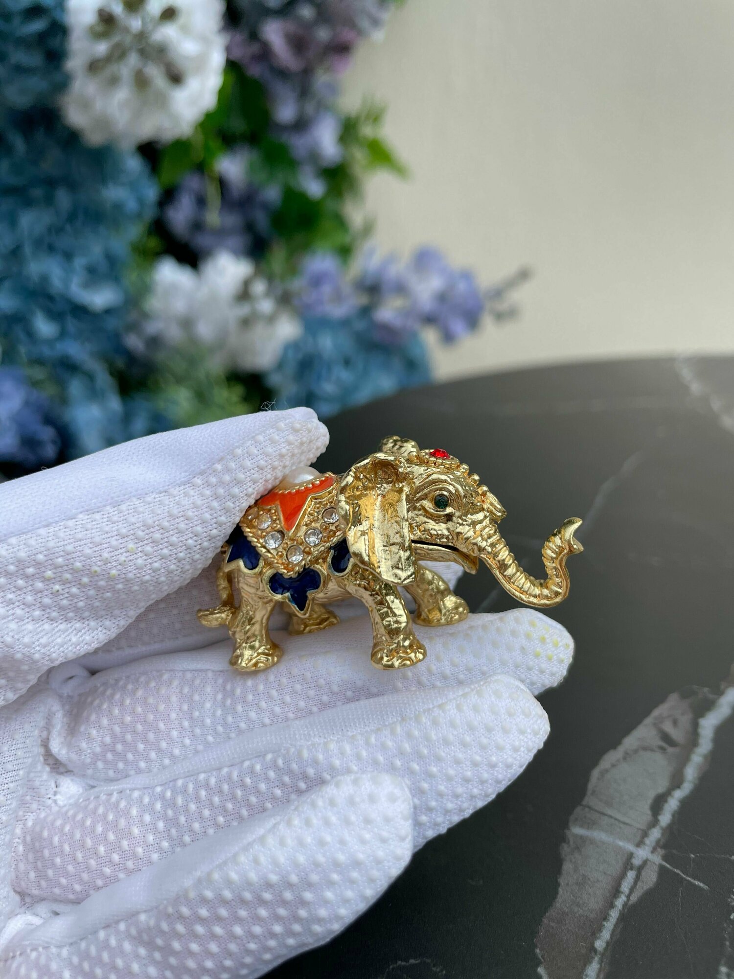 фото Статуэтка "Слон-шкатулка"