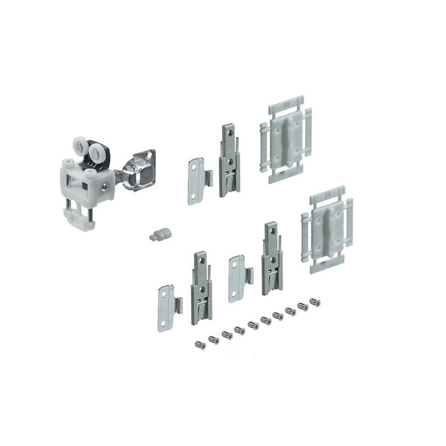 фото Комплект фурнитуры HETTICH WingLine L, с функцией самозакрывания, без нижнего направляющего элемента, правый