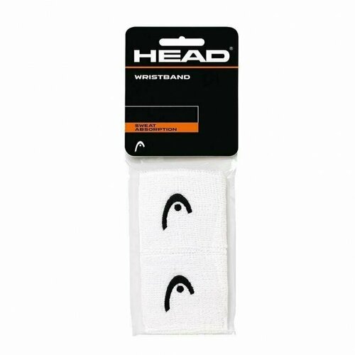 Напульсники HEAD 2.5, 285050-WH, ширина 7 см, 90% нейлон, 10% эластан, пара, белый