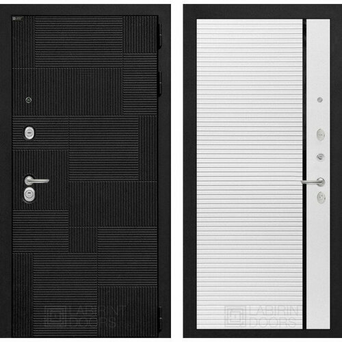 Входная дверь PAZL 22 - Белый софт, черный молдинг входная дверь pazl 22 белый софт черный молдинг