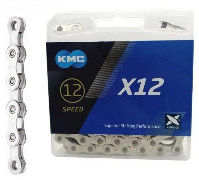 Цепь KMC X12, 11/128", 12 ск (126 звеньев)